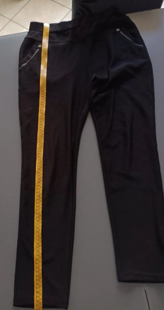 Pantaloni skinny leggins donna elasticizzato tg L