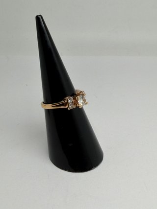 Anillo Oro 18k Diamante Talla 10