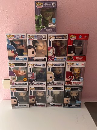 Colección Funko Pop! DC, Marvel, Disney, Witcher