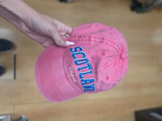 Gorra Scotland Original rosa desgastada