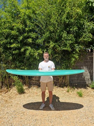 Surf Peppermint 6'6 Round Tail Heat Lamination