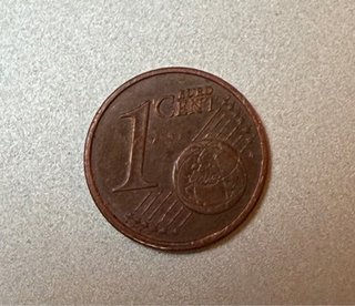 Moneda 1 Céntimo Italia 2002