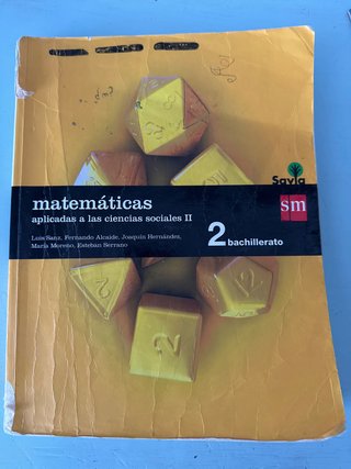 Matemáticas aplicadas a las ciencias sociales I...