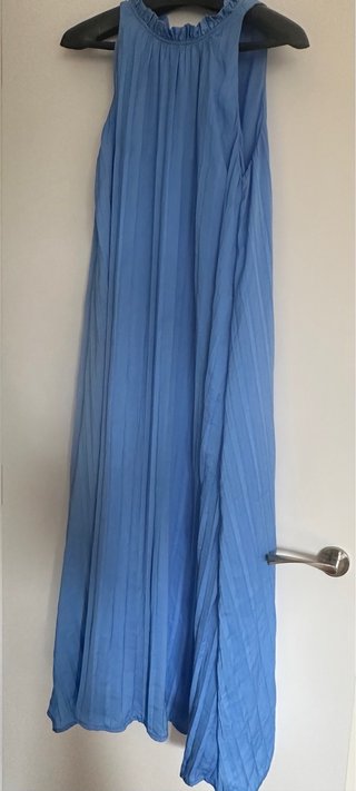 Vestido Zara tablas azul XS