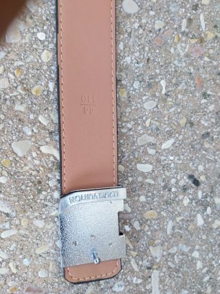Cintura Louis Vuitton monogram nera