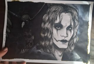 Dibujo El Cuervo - Arte Original