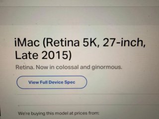 Imac 17,1 Apple Plata y Negro
