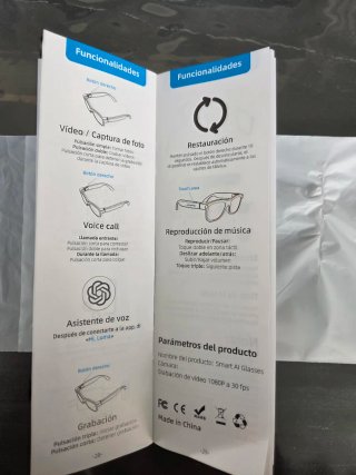 Gafas inteligentes AI Pro