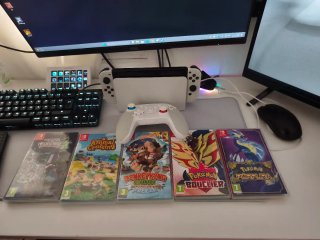 Nintendo Switch OLED Blanca + Tarjeta 128GB