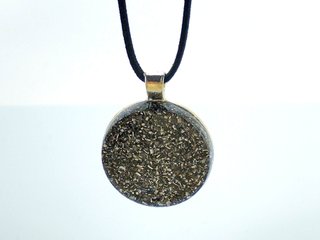 Colgante Orgonita Ying Yang Turmalina Negra