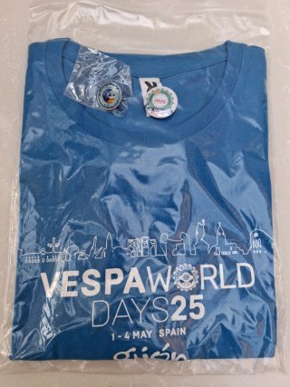 T-shirt Vespa World Days 25 + Spille