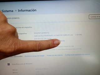 Lenovo V145-15AST Portátil Negro