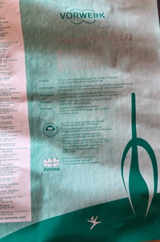 Aspirador Vorwerk con accesorios