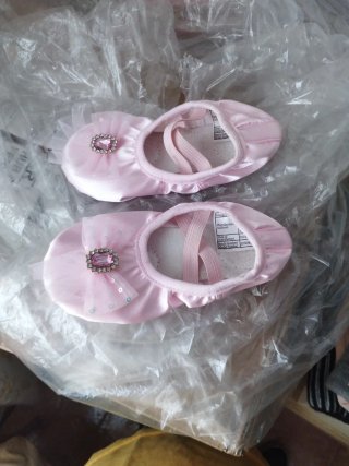 Zapatillas Ballet Niña Rosa Talla 26
