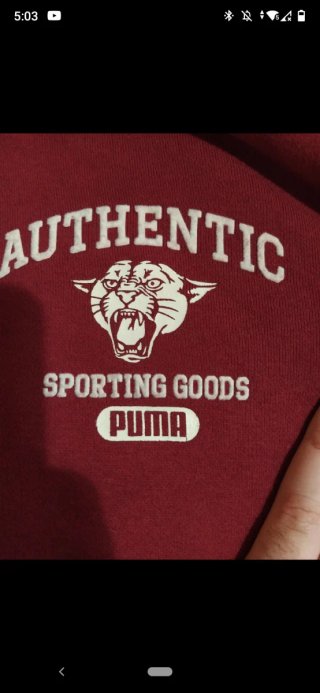 Sudadera Puma Roja Talla M nueva
