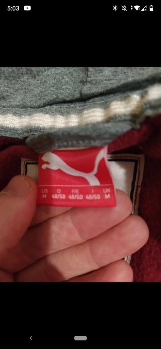 Sudadera Puma Roja Talla M nueva