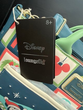 Borsa Tote Loungefly Disney Minnie Mickey Natale