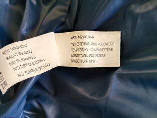 Giubbotto trapuntato Bunf Blu Taglia M