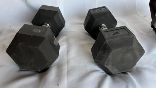 Set 2 Pesas 15kg Hexagonales