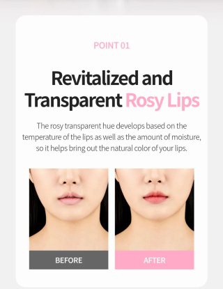 Atomy / Pintalabios / Lip Glow Rosa