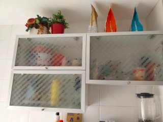 Vitrinas de cristal y madera
