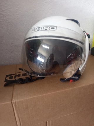 Casco Shiro Jet Blanco