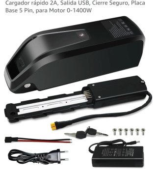 Batería Ebike 48V 20Ah 5 Pines Nueva