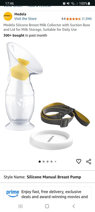 Sacaleches Medela Silicone Manual