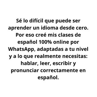 Clases online de Español