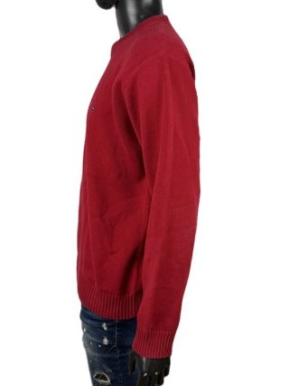 Maglione Tommy Hilfiger Uomo XL Rosso Cotone Logo