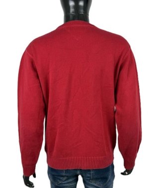 Maglione Tommy Hilfiger Uomo XL Rosso Cotone Logo