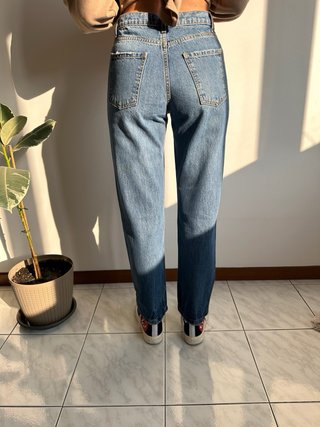 Jeans Odi et Amo Boyfriend Blu Strappati TG 40