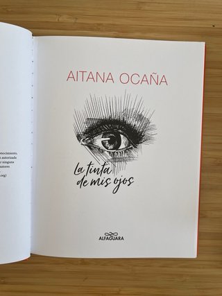 La tinta de mis ojos