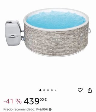 Lay-Z-Spa Vancouver 61x24 AirJet Plus Hinchable