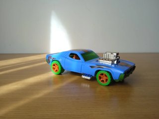 Coche Hot Wheels Montable Azul