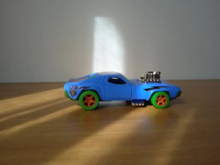 Coche Hot Wheels Montable Azul
