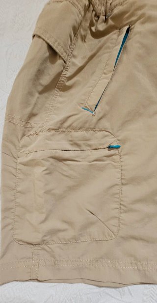 Pantalón corto Regatta mujer beige/teal