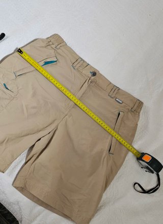 Pantalón corto Regatta mujer beige/teal