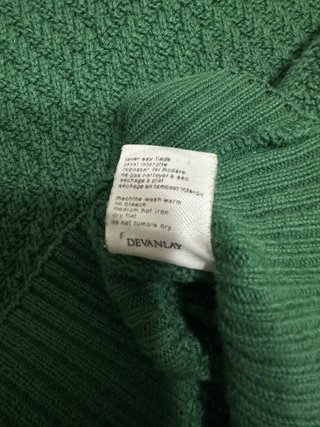 Jersey Lacoste Trenzado Rombos Verde Oscuro XL