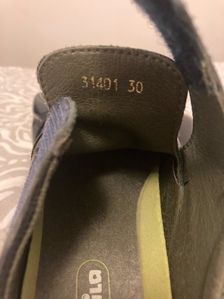 Zapatos de piel para niño