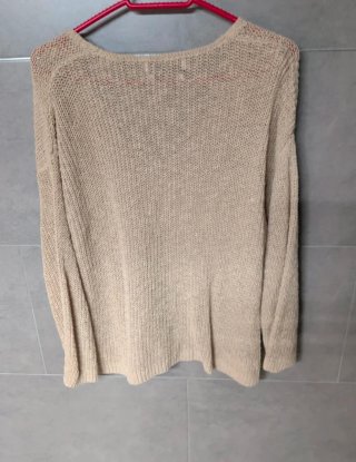 Jersey Mango Talla Única Beige