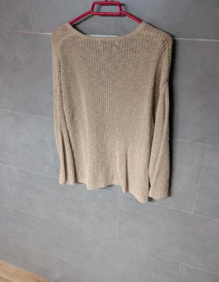 Jersey Mango Talla Única Beige