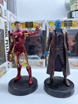 Statuine Iron Man e Yondu Marvel