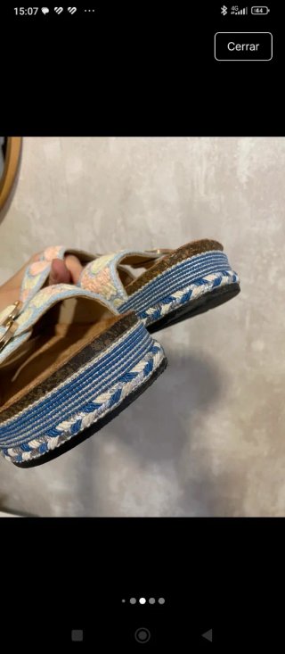 Sandalias GIVANA tiras hebilla multicolor