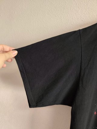 Camiseta XL Negra con Diseño de Baterista