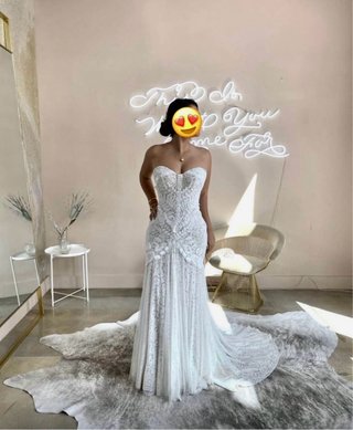 Vestido de Novia lovely bride color hueso