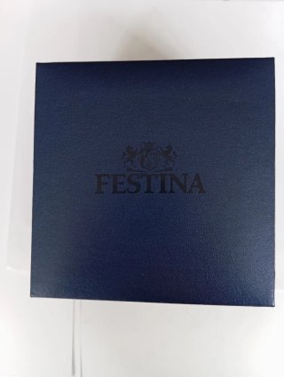 Reloj Festina Cerámico Blanco y Plateado