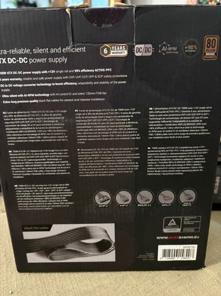 Fuente Alimentación Mars Gaming MPB750 750W