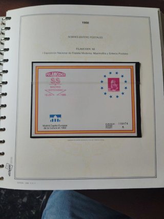 Sobre Entero Postales Filamoder 1988 Madrid