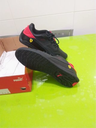 Zapatillas Puma Ferrari Negras Rojas
